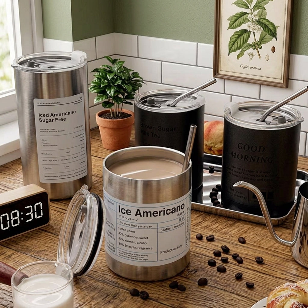 Stainless Steel Insulated Coffee Tumbler Large Travel Cup